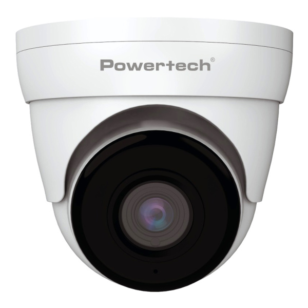 POWERTECH υβριδική κάμερα CCTV PT-1589 με μικρόφωνο & υπέρυθρα, 8MP, 2.8mm, IP66