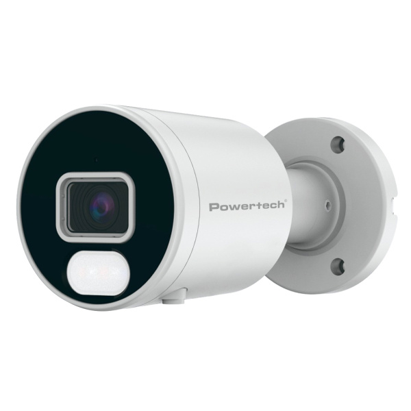 POWERTECH IP κάμερα PT-1592 με μικρόφωνο & Full Color λειτουργία, 4MP, 2.8mm, PoE, IP67