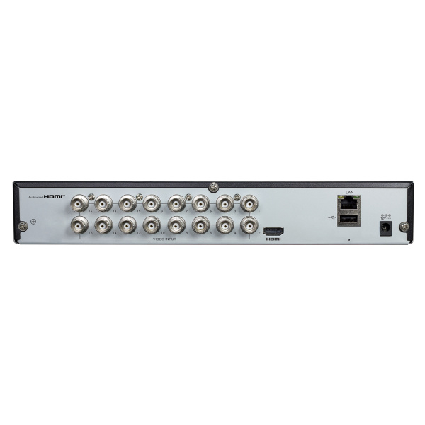 Alternative view of POWERTECH XVR υβριδικό καταγραφικό PT-1597, 5MP, H.264/H.265, 16 κανάλια