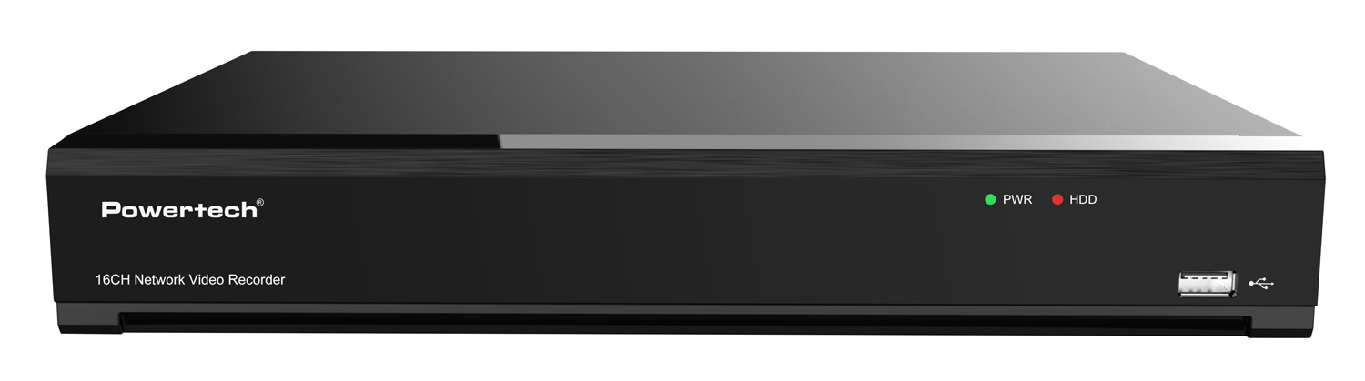 POWERTECH NVR καταγραφικό PT-1599, 8MP, H.264+/H.265+, 16 κανάλια