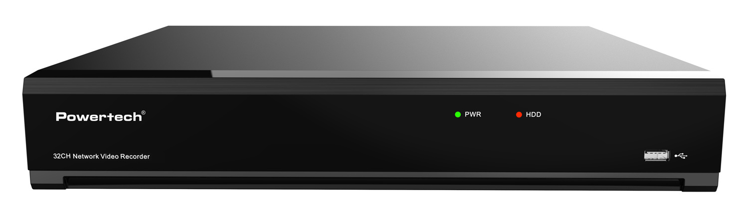 POWERTECH NVR καταγραφικό PT-1600, 12MP, H.264+/H.265+, 32 κανάλια