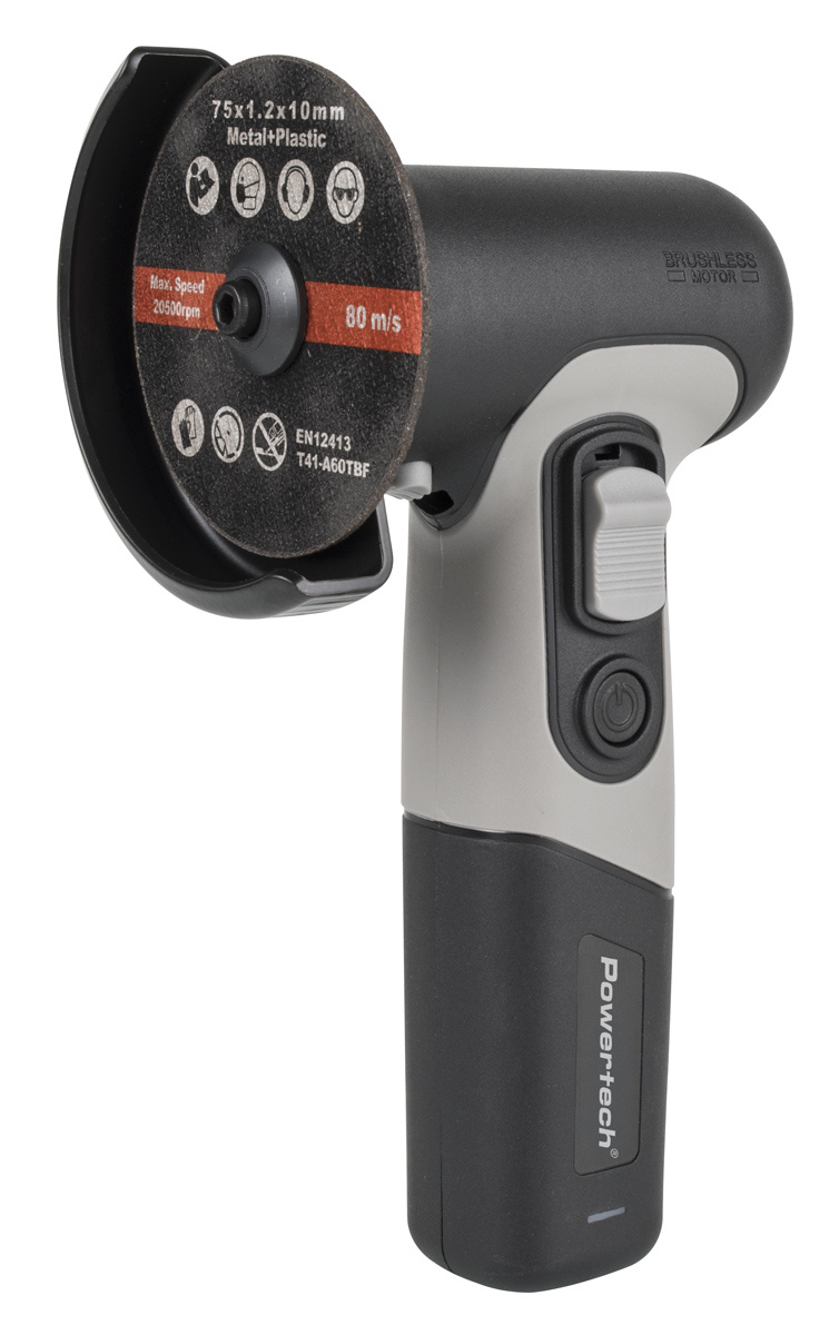 POWERTECH mini τροχός μπαταρίας PT-1646, 75mm, 12V, 2000mAh