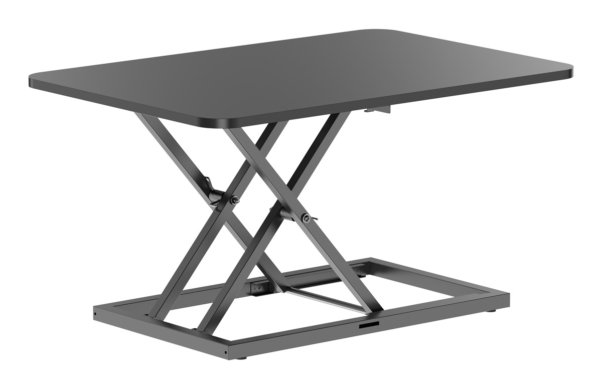 POWERTECH επιτραπέζιος σταθμός εργασίας PT-1663 με ρυθμιζόμενο ύψος, 790x540x62-420mm, μαύρος