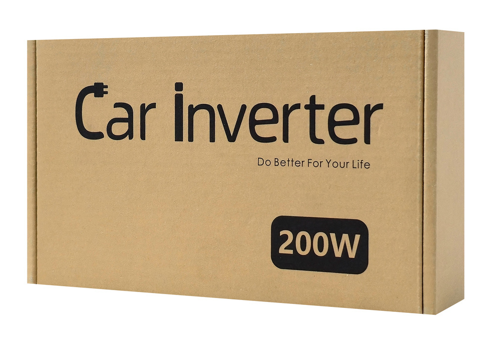 POWERTECH inverter αυτοκινήτου PTL-023, 200W, 12V DC σε 220V AC, με USB-C/3x USB - Image 6