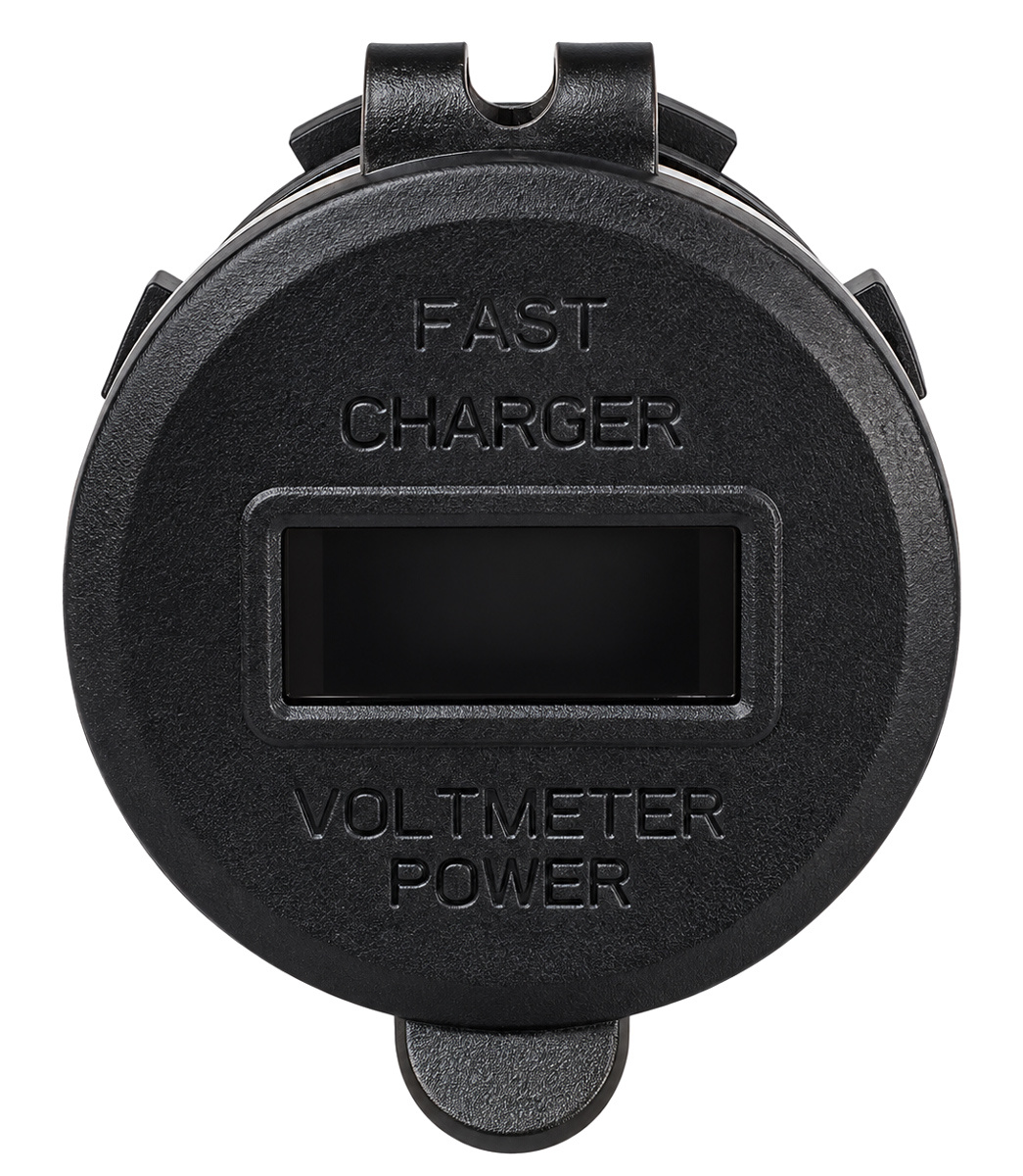 POWERTECH πρίζα USB για σκάφη & οχήματα PTL-031, USB-C & 2x USB, 36W, με οθόνη, IP65 - Image 3