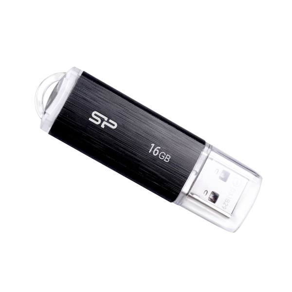 Alternative view of SILICON POWER USB Flash Drive Ultima U02, 16GB, USB 2.0, μαύρο