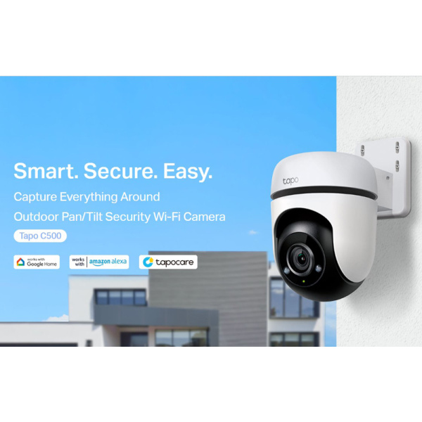 Alternative view of TP-LINK smart κάμερα Tapo C500, 1080p, PTZ, Wi-Fi, IP65, Ver. 1.0