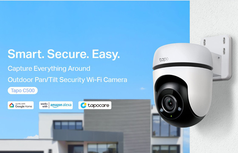 TP-LINK smart κάμερα Tapo C500, 1080p, PTZ, Wi-Fi, IP65, Ver. 1.0 - Image 2