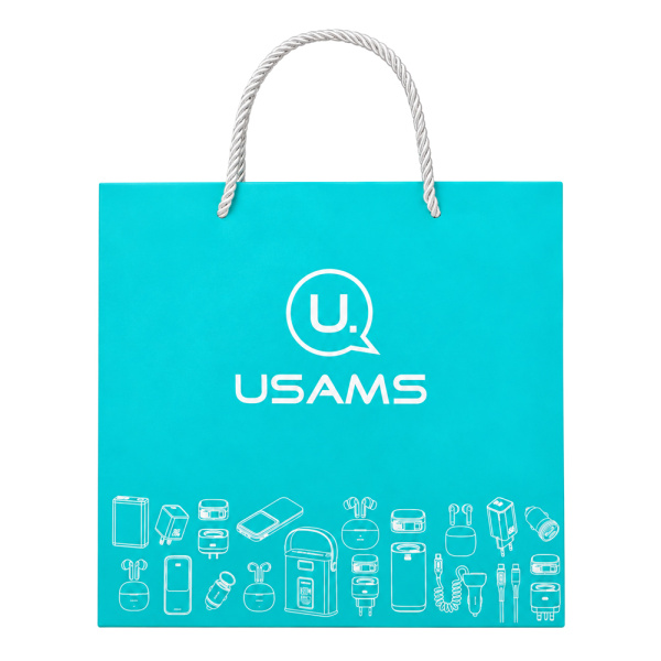 USAMS τσάντα CT-BAG, 32x29.5cm, γαλάζια