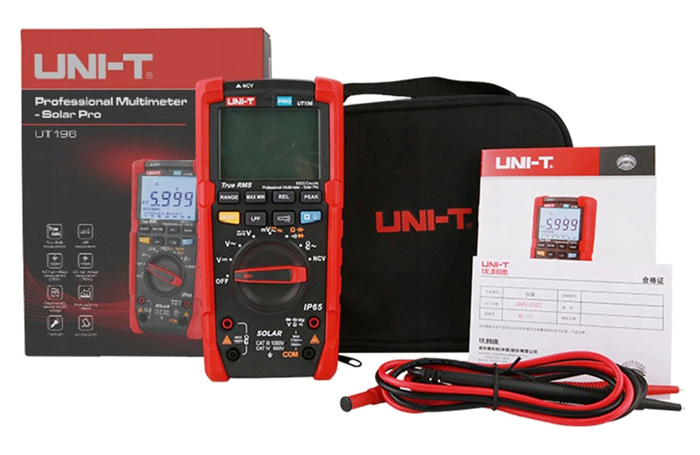 UNI-T ψηφιακό πολύμετρο Solar Pro UT196, 1700V DC/1500V AC, True RMS - Image 4