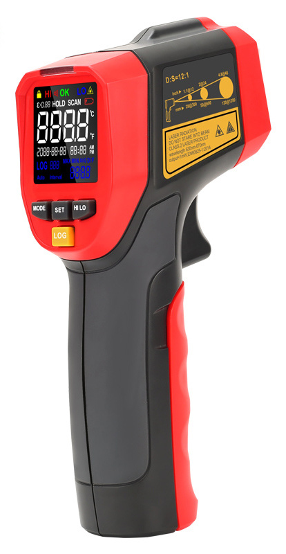 UNI-T θερμόμετρο υπερύθρων UT301DPLUS, με διπλό laser, -32 έως +600 °C - Image 3