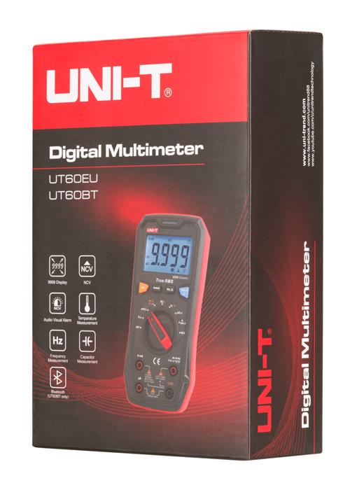 UNI-T ψηφιακό πολύμετρο UT60BT, 1000V AC/DC, NCV, Bluetooth, True RMS - Image 4