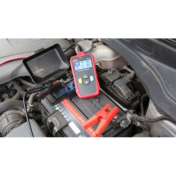 Alternative view of UNI-T tester μπαταρίας αυτοκινήτου UT673A, 12/24V, 3-250Ah