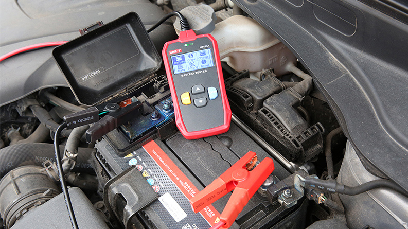 UNI-T tester μπαταρίας αυτοκινήτου UT673A, 12/24V, 3-250Ah - Image 2