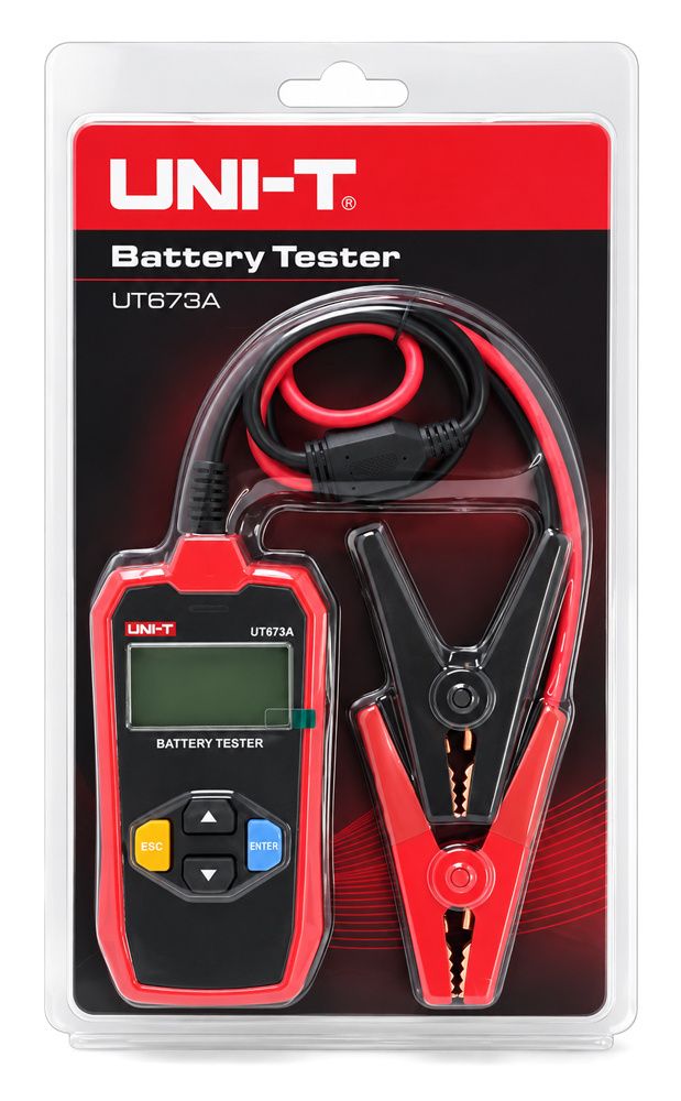 UNI-T tester μπαταρίας αυτοκινήτου UT673A, 12/24V, 3-250Ah - Image 4