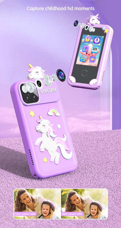 WOWKIDS παιδικό smartphone με κάμερα P1 Plus, 2.8" οθόνη αφής, μπλε - Image 3