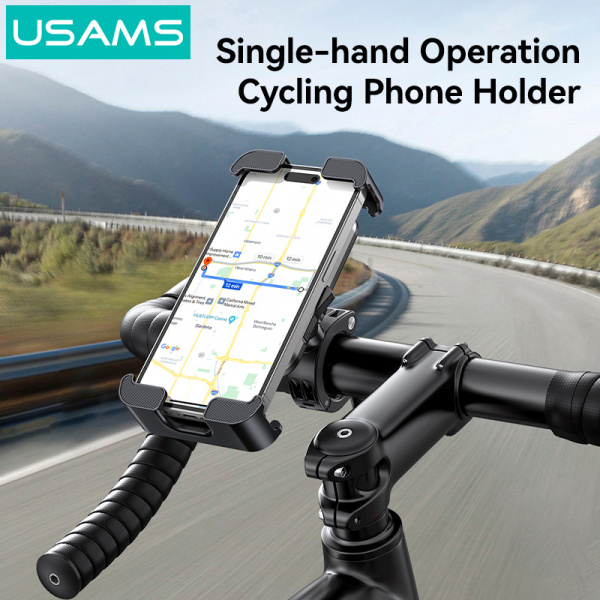 Alternative view of USAMS βάση ποδηλάτου για smartphone ZJ082, μαύρη